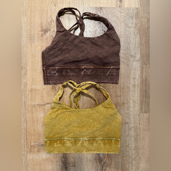 lululemon Energy Longline Bra Medium Support, Lot of 2, Size 4, Special Edition - Picture 1 of 1